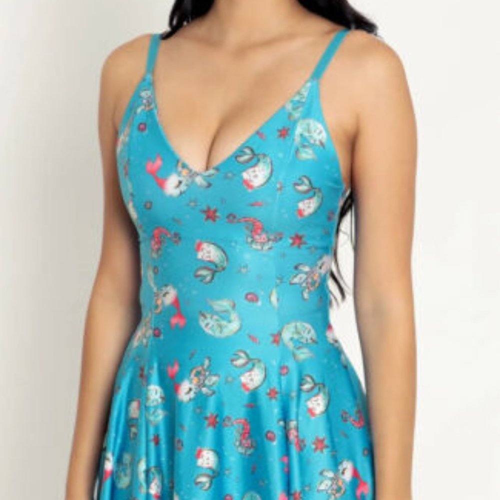 Blackmilk - Mermazing Christmas Strappy Dress